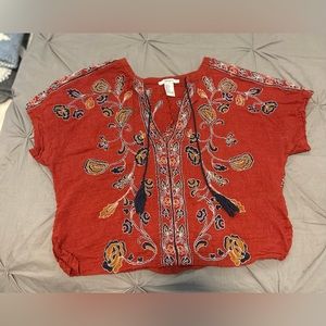 Colorful Forever 21 womens top size small